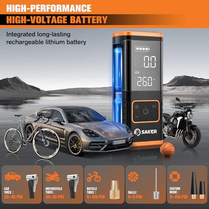Tire Inflator Portable Air Compressor