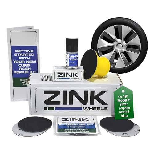 Premium Tesla Wheel Curb Rash Repair Kit for Model Y 19