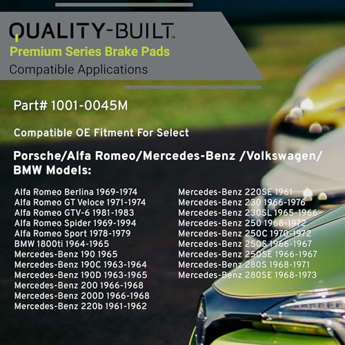 Front Semi Metallic Brake Pads