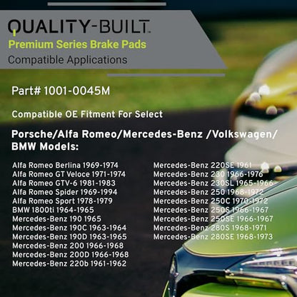 Front Semi Metallic Brake Pads