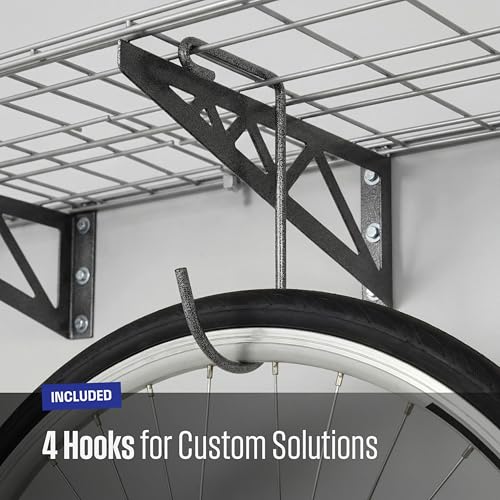 Steel Garage Wall Shelves 4 (4 Count)
