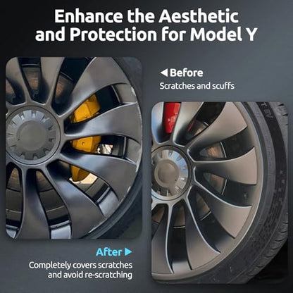 Wheel Rim Protector for Tesla Model Y Performance 21 Inch Überturbine Wheels All