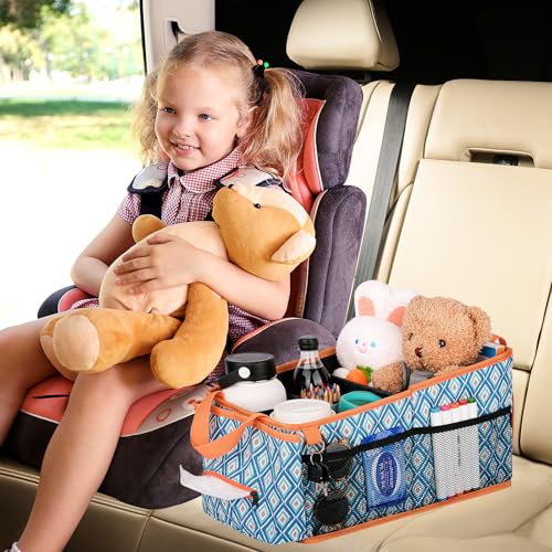 Backseat Car Organizer Car Caddy Passenger Seat Organizer for Kids