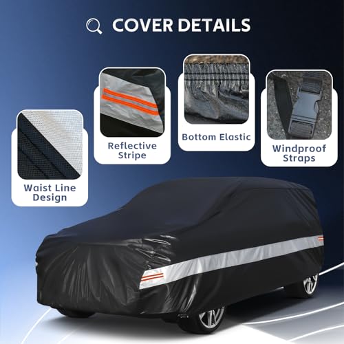 10 Layers SUV Car Cover Custom Fit for Chevrolet Chevy Suburban