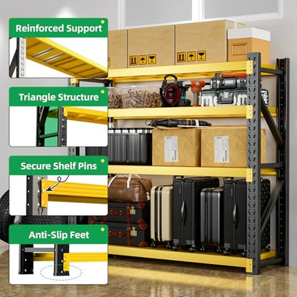 3000LBS Heavy Duty Storage Shelves (4 Count)
