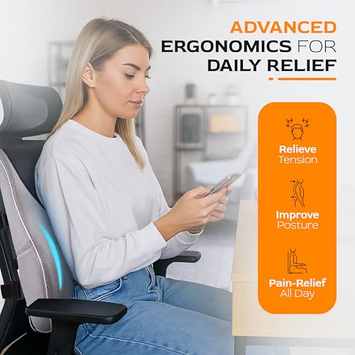 Extra Dense Lumbar Pillow with Double Adjustable Straps