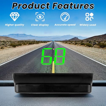 GPS Digital Speedometer for Car MPH