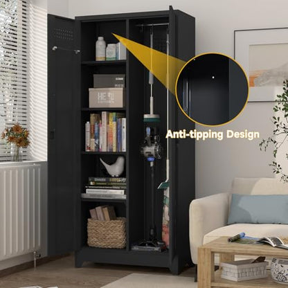 Broom Closet Storage Cabinet