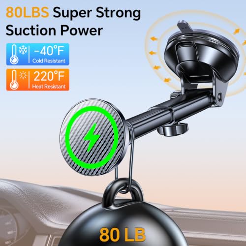15W Magsafe Car Mount Charger Magnetic Phone Holders for Your Car