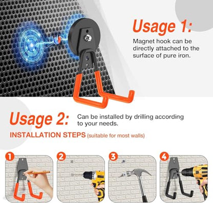 12 Pcs Magnetic Hooks Heavy Duty (12 Count)