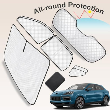 8pcs Thicken Sun Shades for Porsche Cayenne 2019