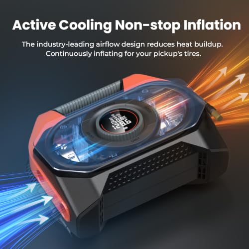 VORTEX S6 Tire Inflator Portable Air Compressor
