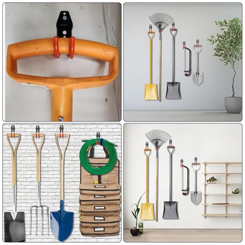 Garden Hose Holder Wall Mount 2 Pack 2.8 Inch (8 Count)