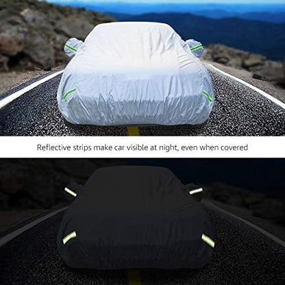 Silver Weatherproof Car Cover