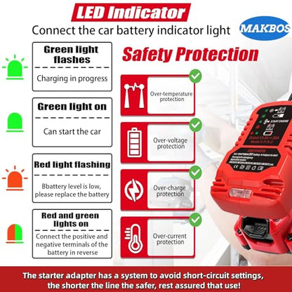 Car Jump Starter Adapter for Craftsman 20V Battery