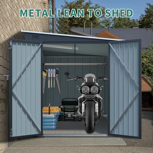 6x8FT Metal Shed