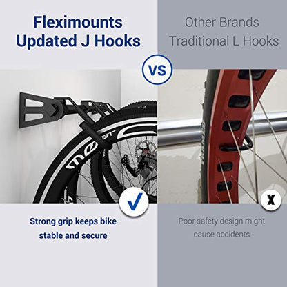 6 Bike Storage Rack Wall