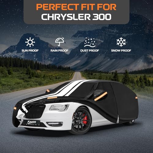 Heavy Duty Car Cover Custom Fit for Chrysler 300