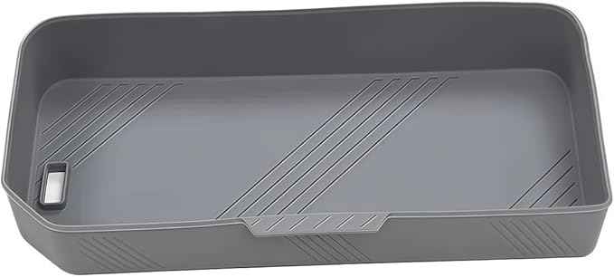 GGCLIMAX Car Organizer Rear Trunk Side Storage Box Compatible with Tesla Model X 2022-2023 Silicone Trunk Organizer Bins Black/Gray 3 Positions: Left Upper/Right/Left Under(Left Upper Grey)