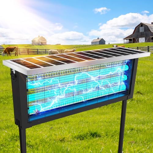 Large Solar Bug Zapper with High Powered for 4000 sq.ft
