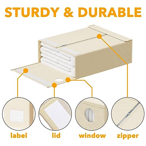 6 Pack Bed Sheet Organizers and Storage