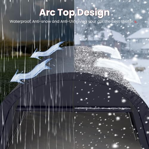 12' x 20' Carport Heavy Duty with Roll