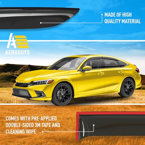 Extra Durable Window Deflectors Tape (4 Count)