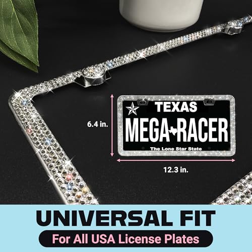 Dazzling Bling License Plate Frames for Women