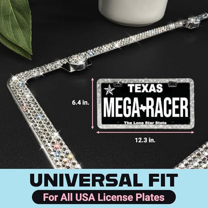 Dazzling Bling License Plate Frames for Women