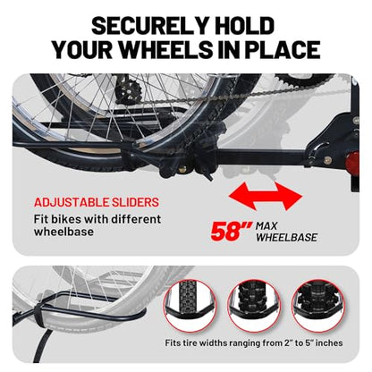 Foldable 2 Bike Rack (2 Count)