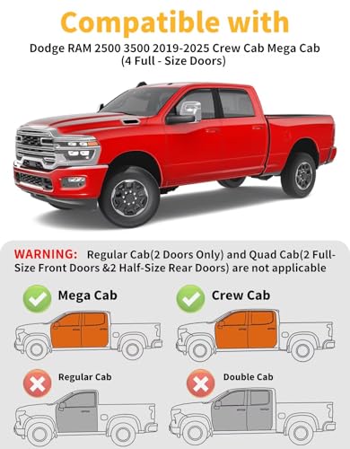 Window Visors Rain Guards for 2019 (4 Count)