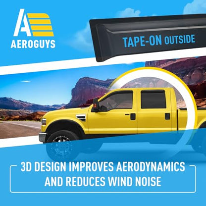 Extra Durable Window Deflectors Tape (4 Count)
