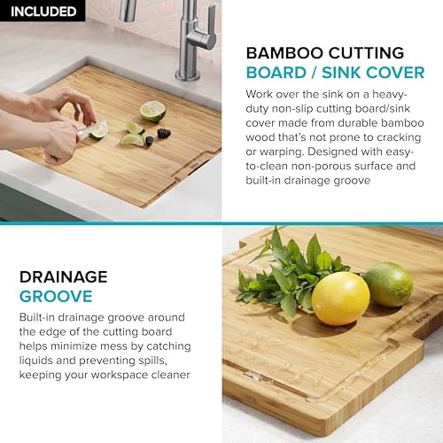 Stainless Steel 21 in Undermount Kitchen Sink KWU111
