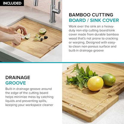 Stainless Steel 21 in Undermount Kitchen Sink KWU111