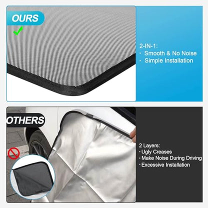 for Tesla Model Y Sunshade Roof Sunroof Shade Upgrade 3.0 Accessories 2024 2023 2022 2021 2020