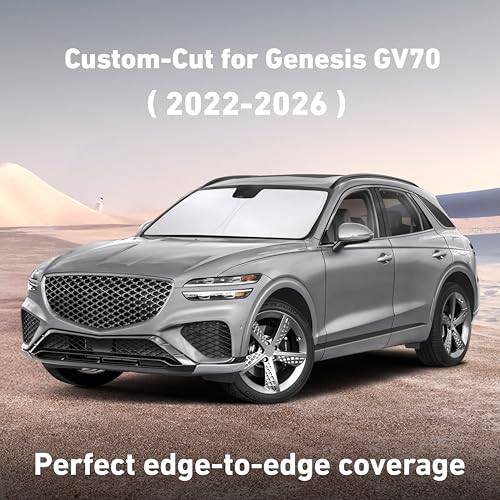 Windshield Sunshade Compatible for Genesis GV70 2022