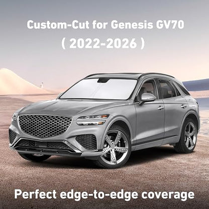 Windshield Sunshade Compatible for Genesis GV70 2022