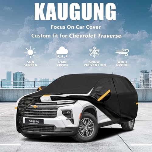 10 Layers Car Cover Custom Fit for Chevrolet Traverse 2008