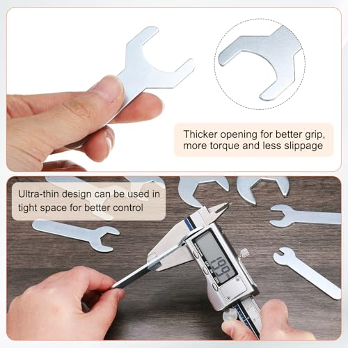 10pcs Small Wrench 22x70x1.5mm Metric U (10 Count)