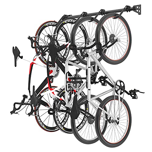 4 Bike Storage Rack Wall