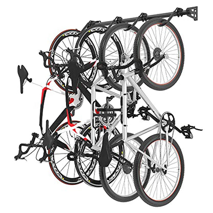 4 Bike Storage Rack Wall