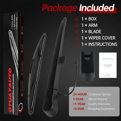 Rear Wiper Arm Blade Replacement for Chevy Suburban Tahoe Yukon 2007