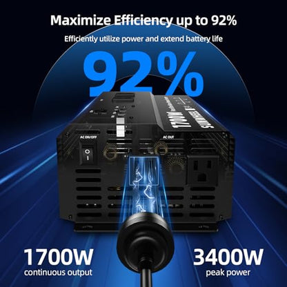 1700W 24V Pure Sine Wave Inverter