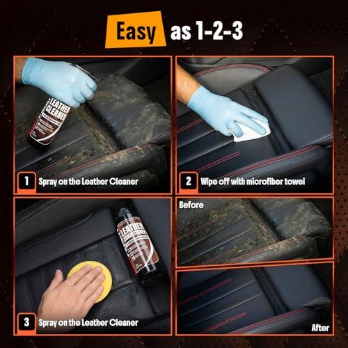 Car Leather Cleaner and Conditioner (36 Fl Oz)