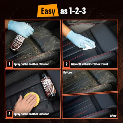 Car Leather Cleaner and Conditioner (36 Fl Oz)