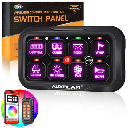 8 Gang Switch Panel Bluetooth RGB AC