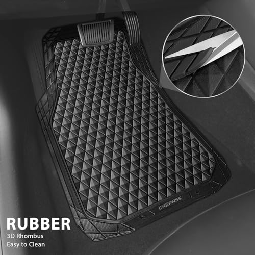 Black Rubber Car Mats