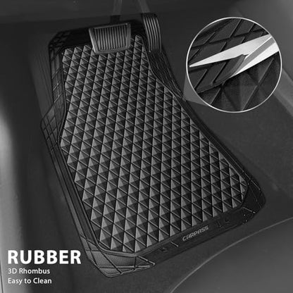 Black Rubber Car Mats