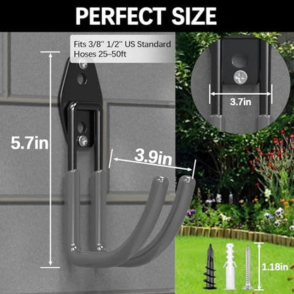 Garden Hose Holder Wall Mount (4 Count)