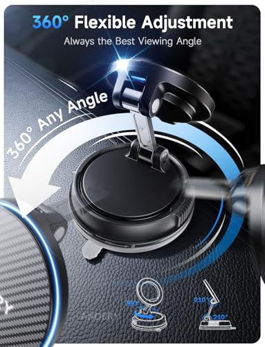 Only for iPhone Magsafe Car Mount Charger [15W Fast Wireless Charge